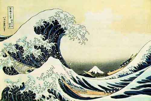 Great Wave off of Kanagawa, by Katsushika Hokusai