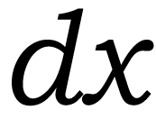 dx