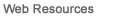 Web Resources
