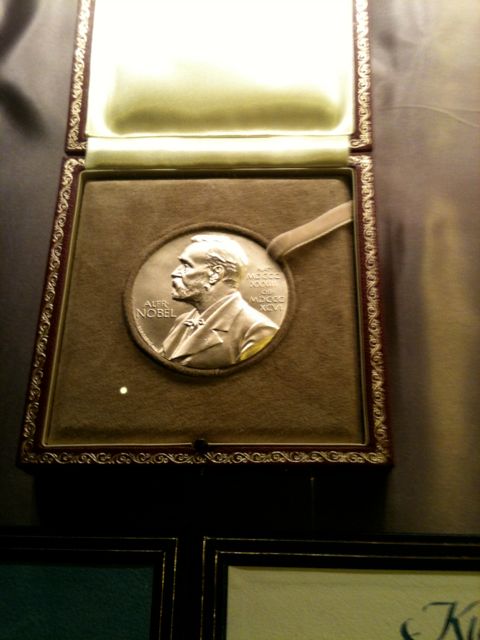 Saul's Nobel Medal
