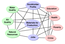 Web of interactions
